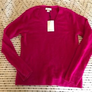 Pink Cashmere Cardigan NWT